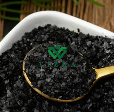 Fulgi strălucitori de humat de potasiu de lignit de pulbere de acid super humic